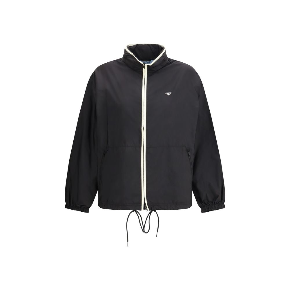 Black Polyamide Shell Jacket - ventzia