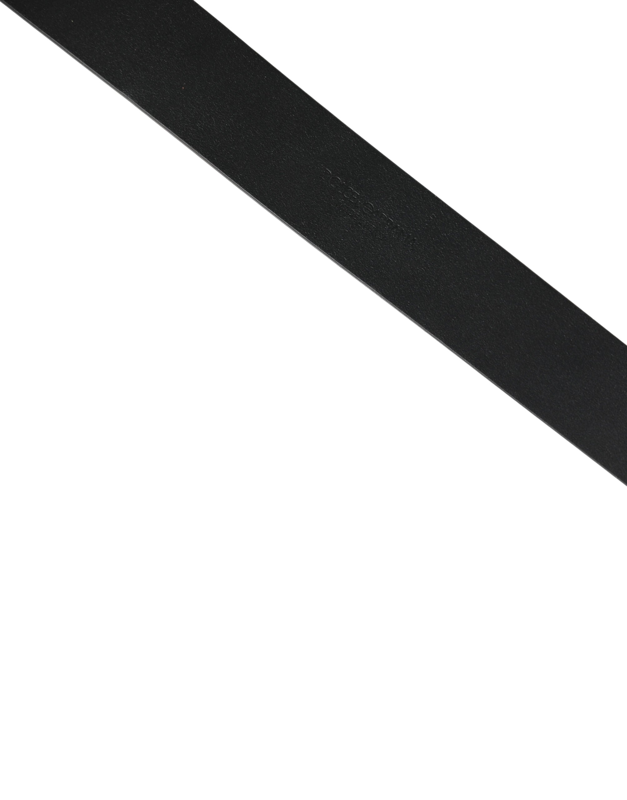 Black Calf Leather Gold Metal Buckle  Belt - ventzia