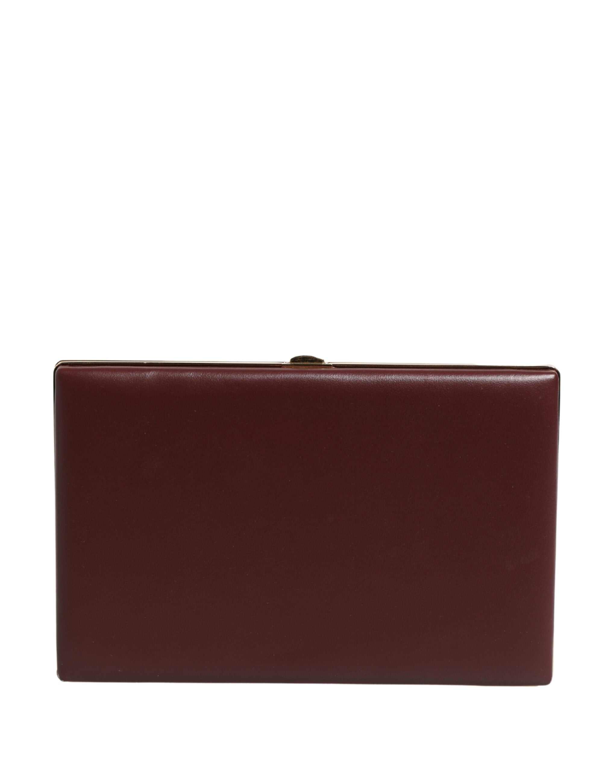 Brown Calfskin Leather Clutch Evening Women Purse Bag - ventzia