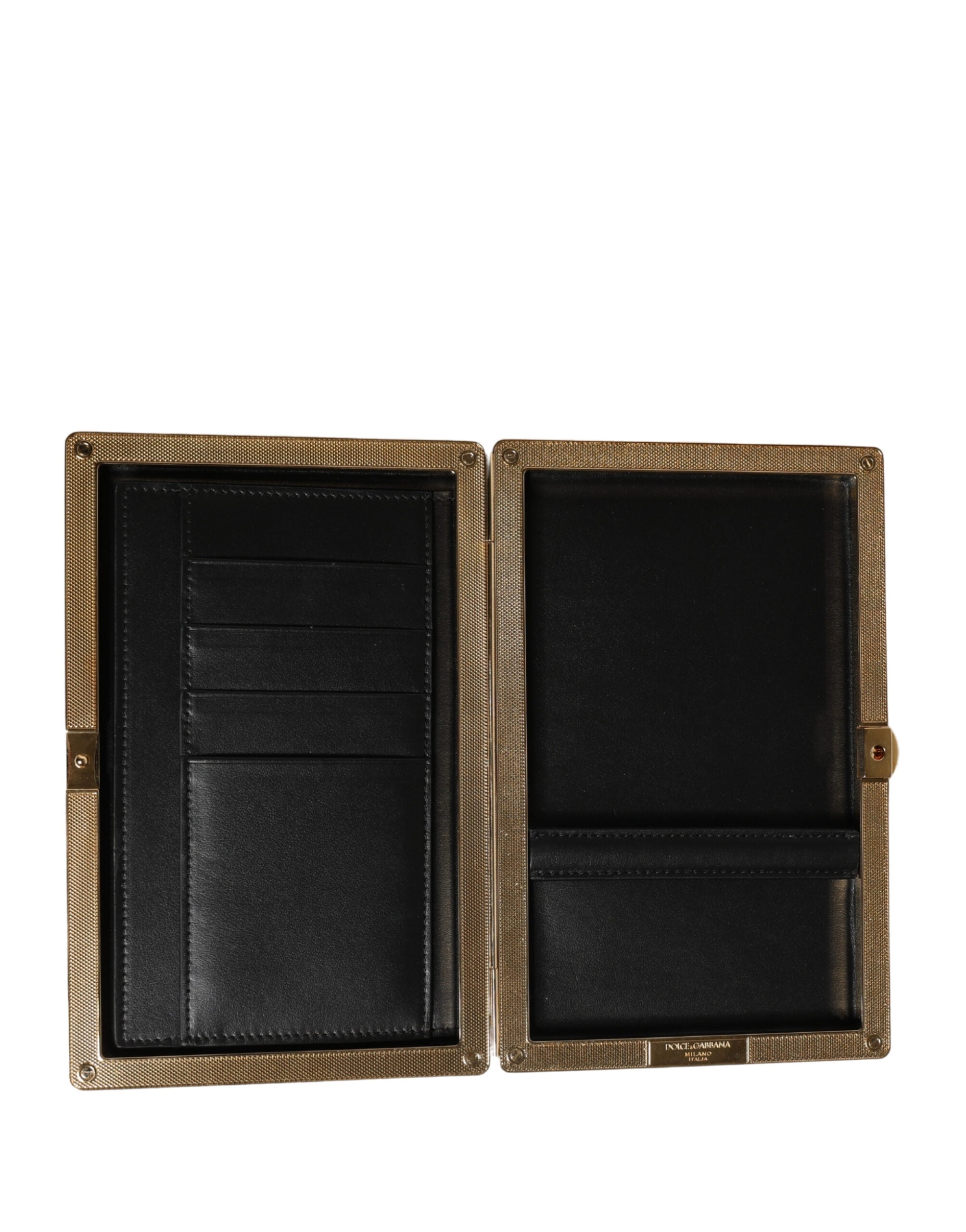 Brown Calfskin Leather Clutch Evening Women Purse Bag - ventzia