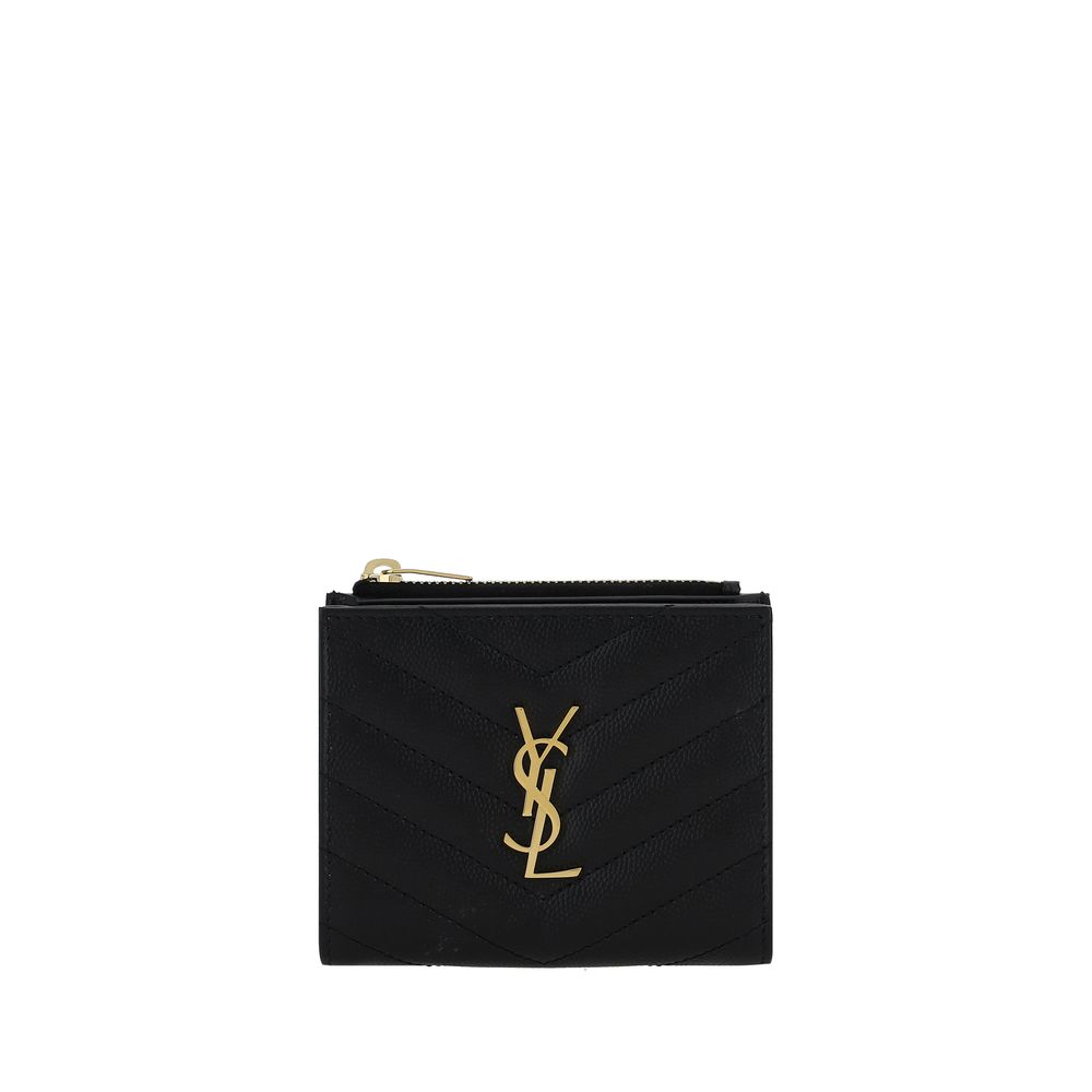 Black Calf Leather Bos Taurus Wallet - ventzia