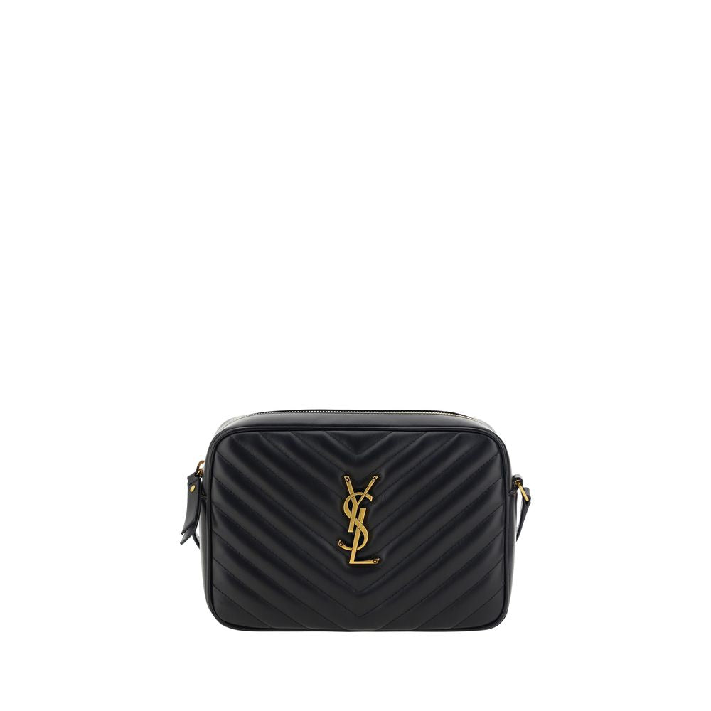 Black Calf Leather Bos Taurus Shoulder Bag - ventzia
