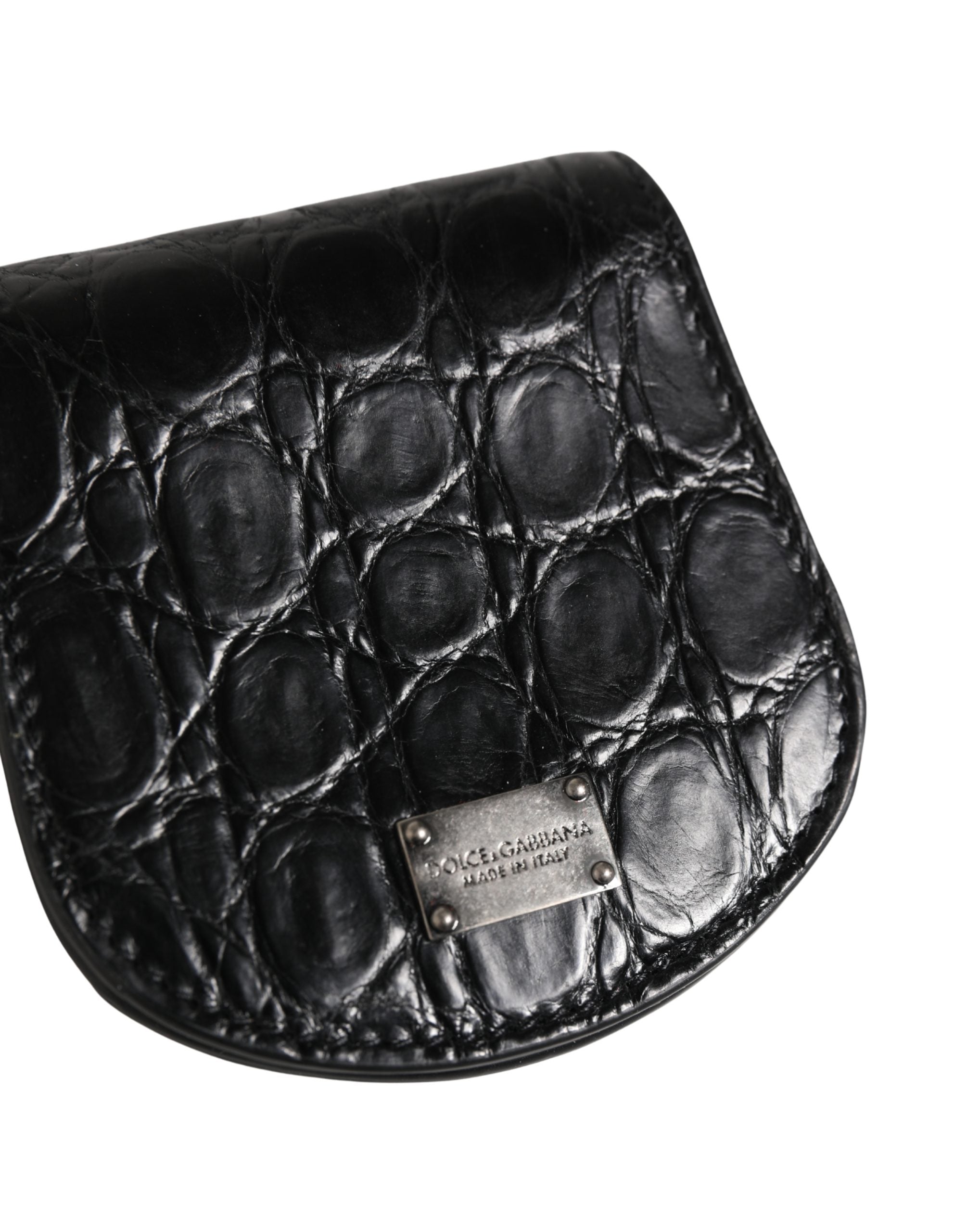 Black Exotic Skin Condom Case Holder Pocket Wallet - ventzia