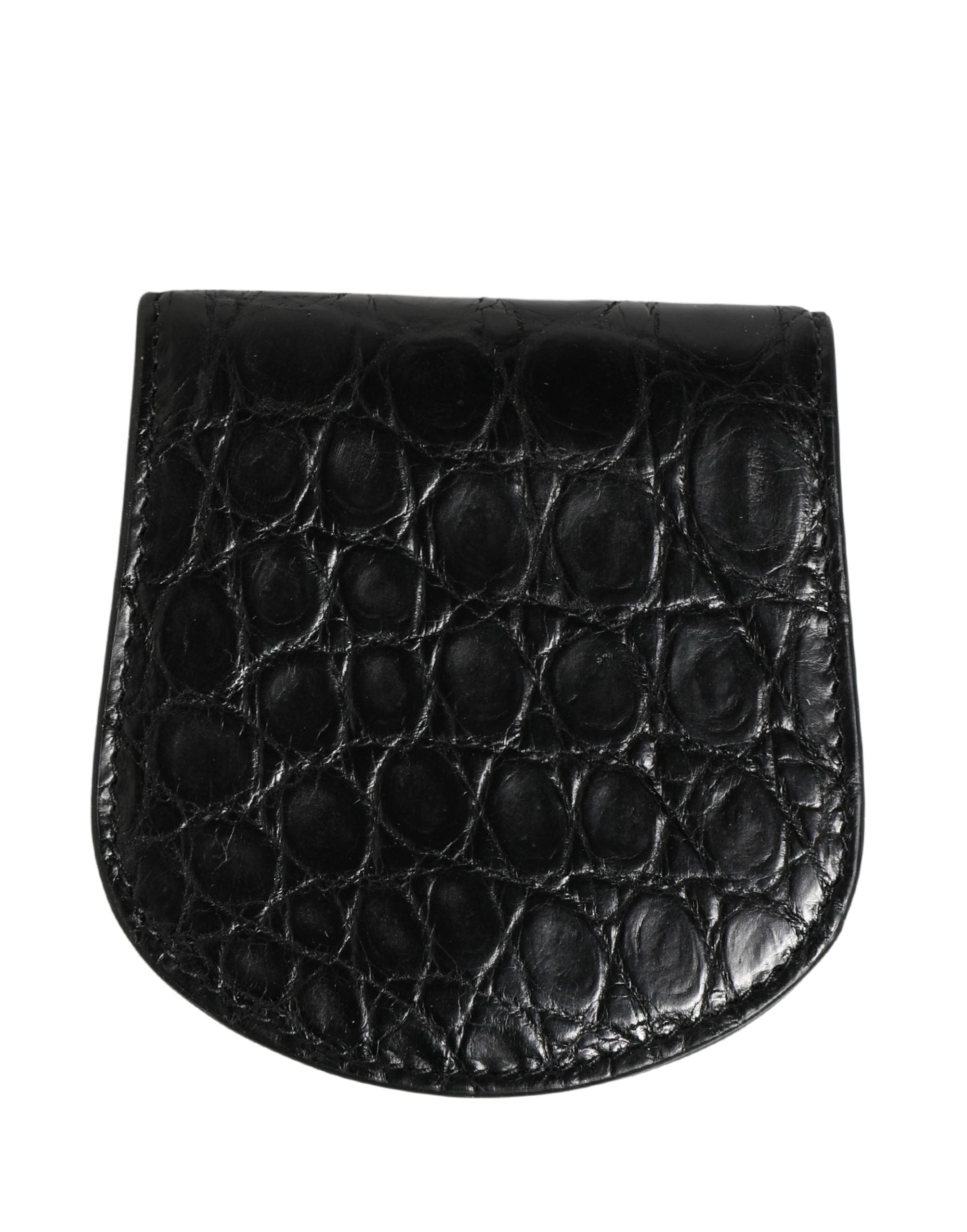 Black Exotic Skin Condom Case Holder Pocket Wallet - ventzia
