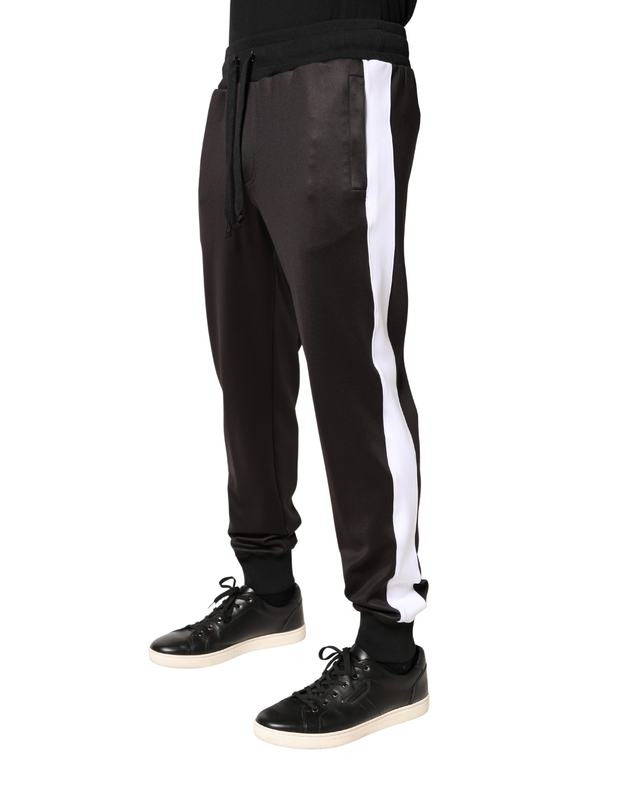 Brown Polyester Skinny Jogger Trouser Pants - ventzia