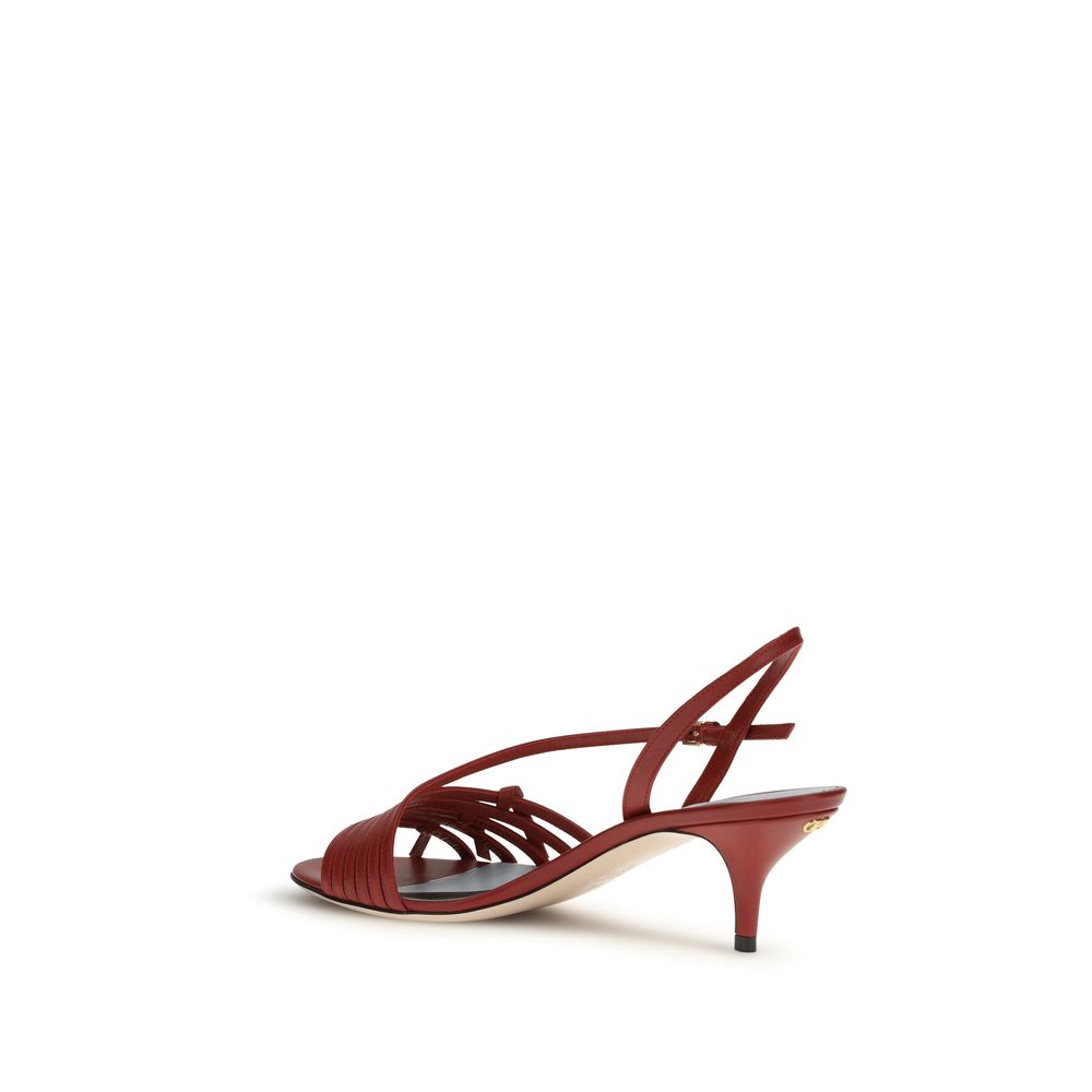 Multicolor Goatskin Strap-On Sandals - ventzia