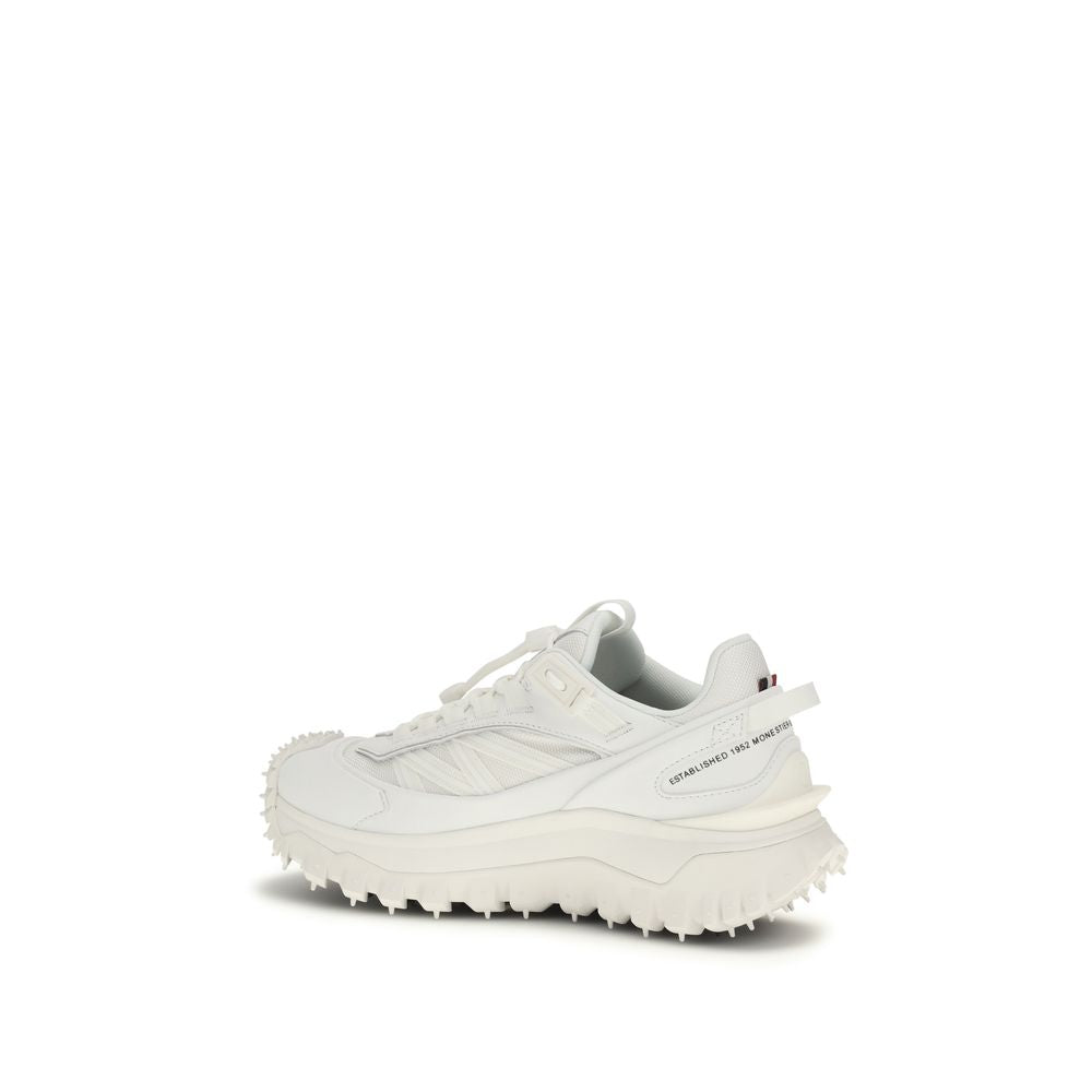 White Polyamide Athletic Sneakers - ventzia