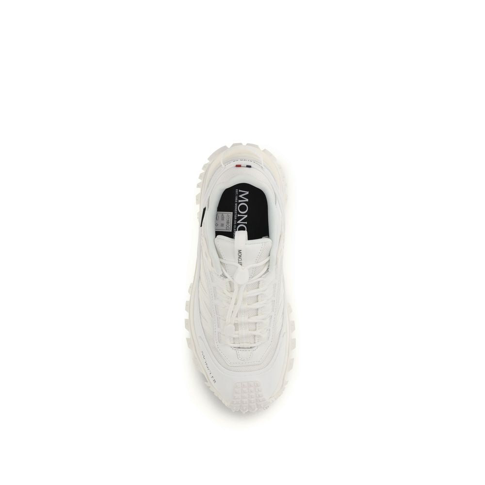 White Polyamide Athletic Sneakers - ventzia