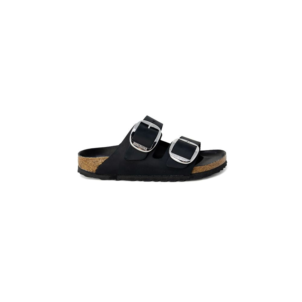 Black Synthetic Slippers - ventzia