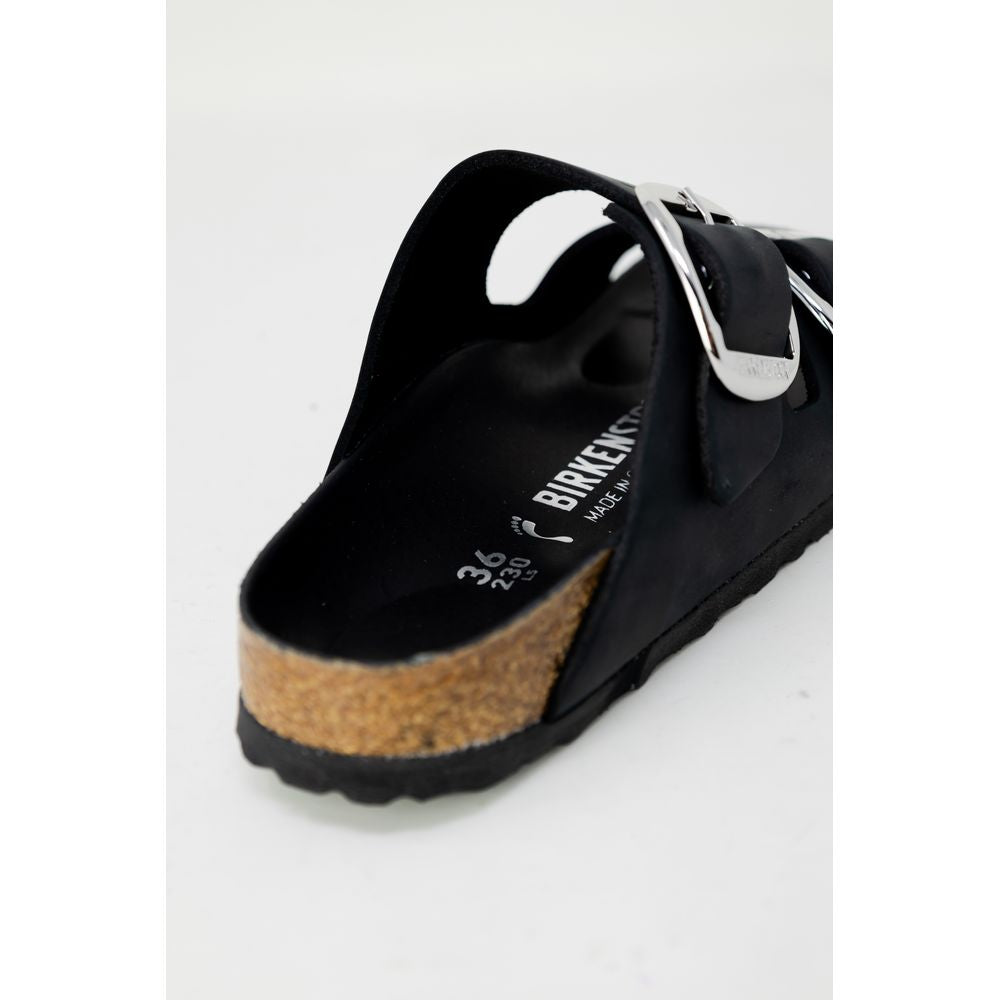 Black Synthetic Slippers - ventzia