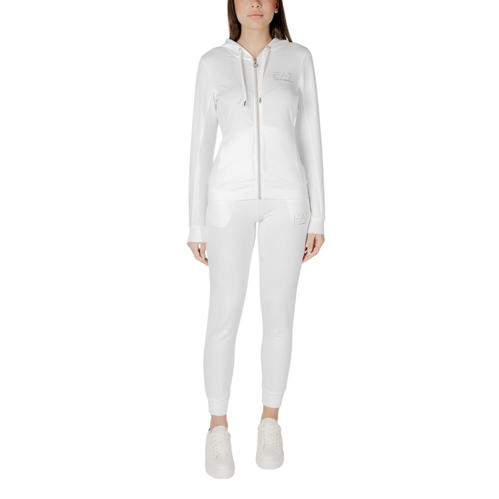 Cream Polyester Tracksuit - ventzia