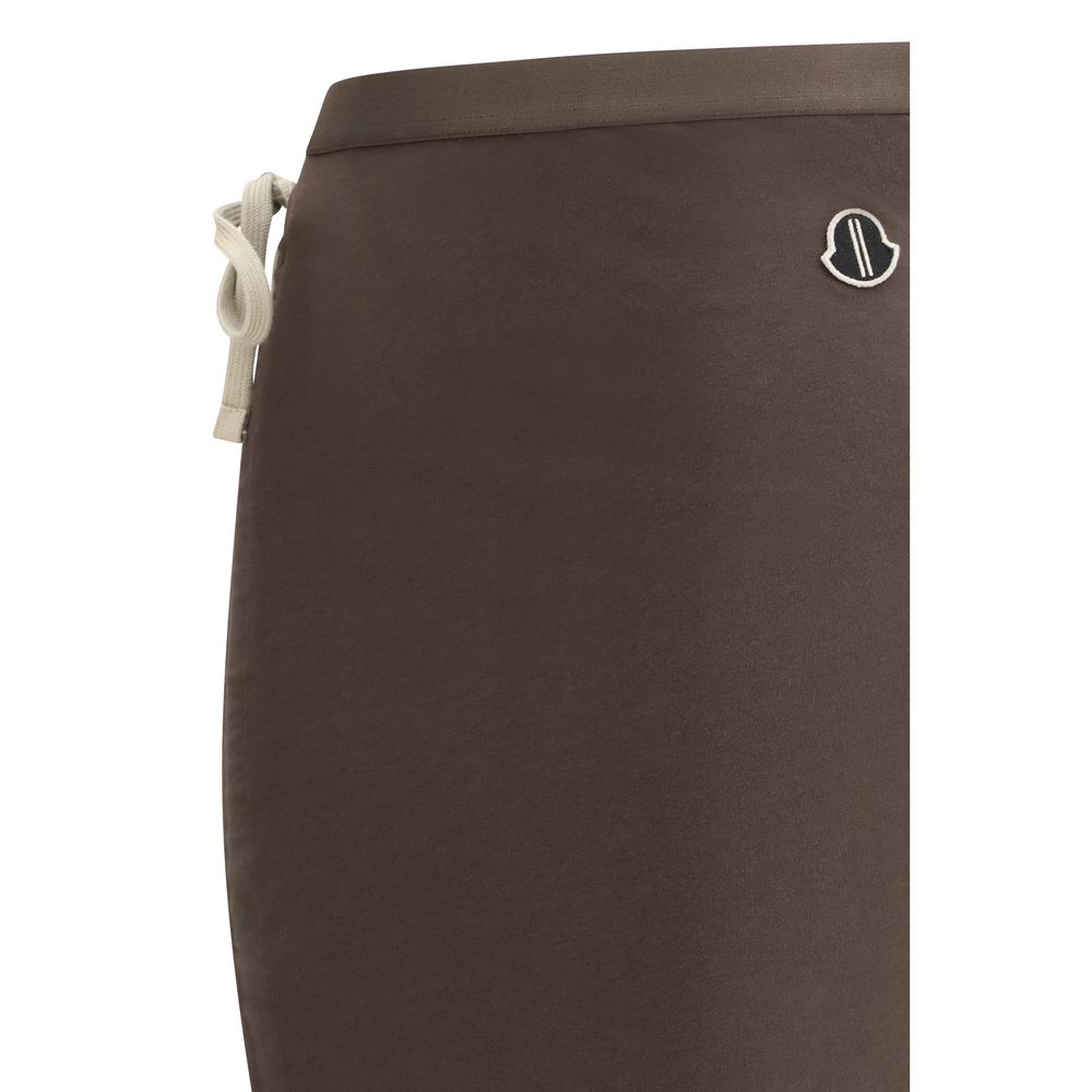 Brown Cotton Long Skirt - ventzia