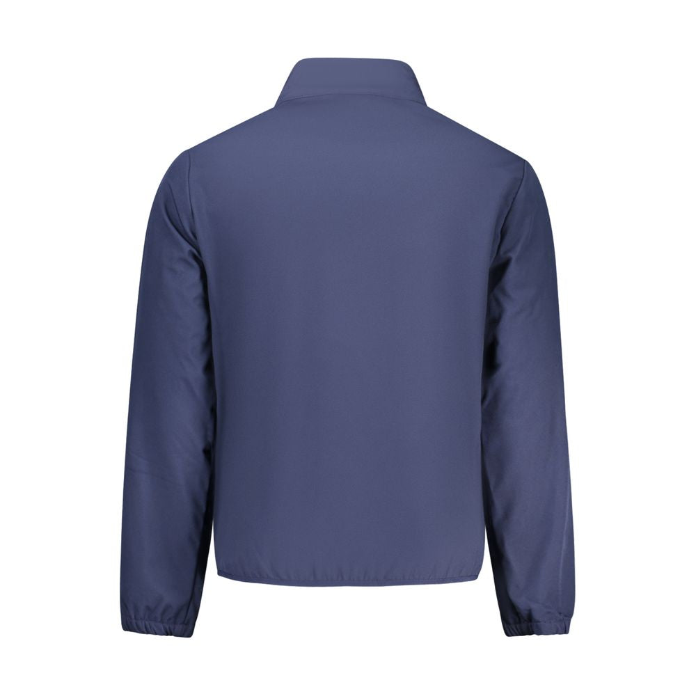 Blue Polyester Men's Jacket - ventzia