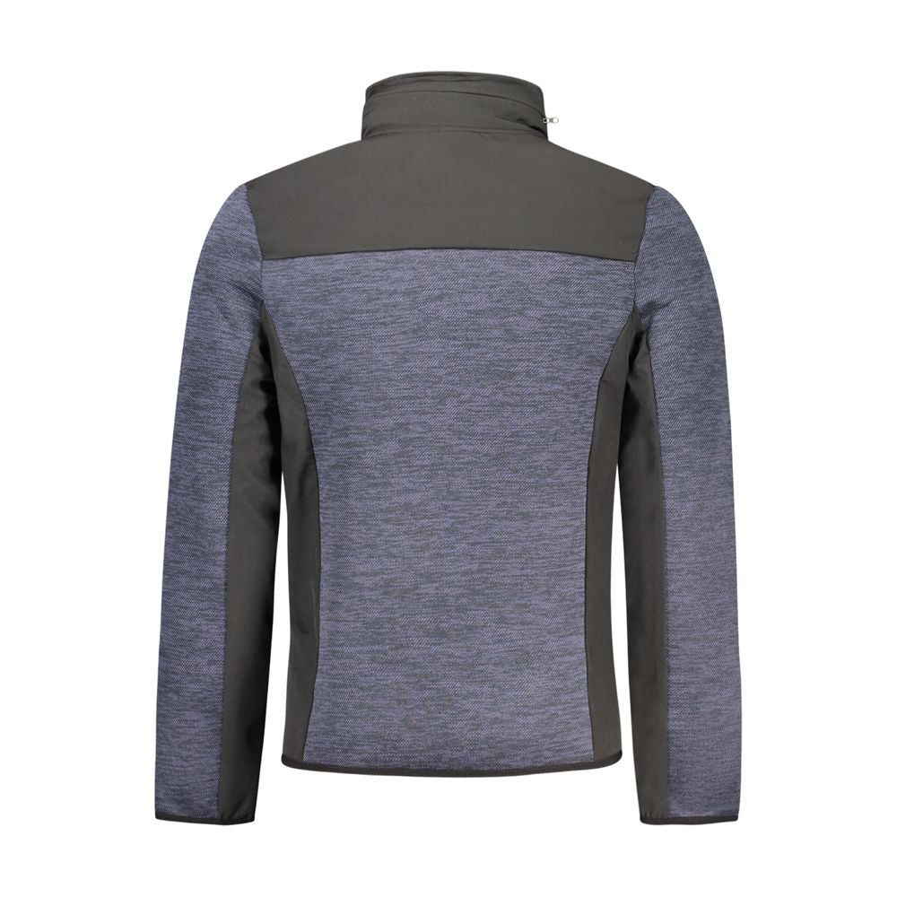 Blu Polyester Men Jacket - ventzia