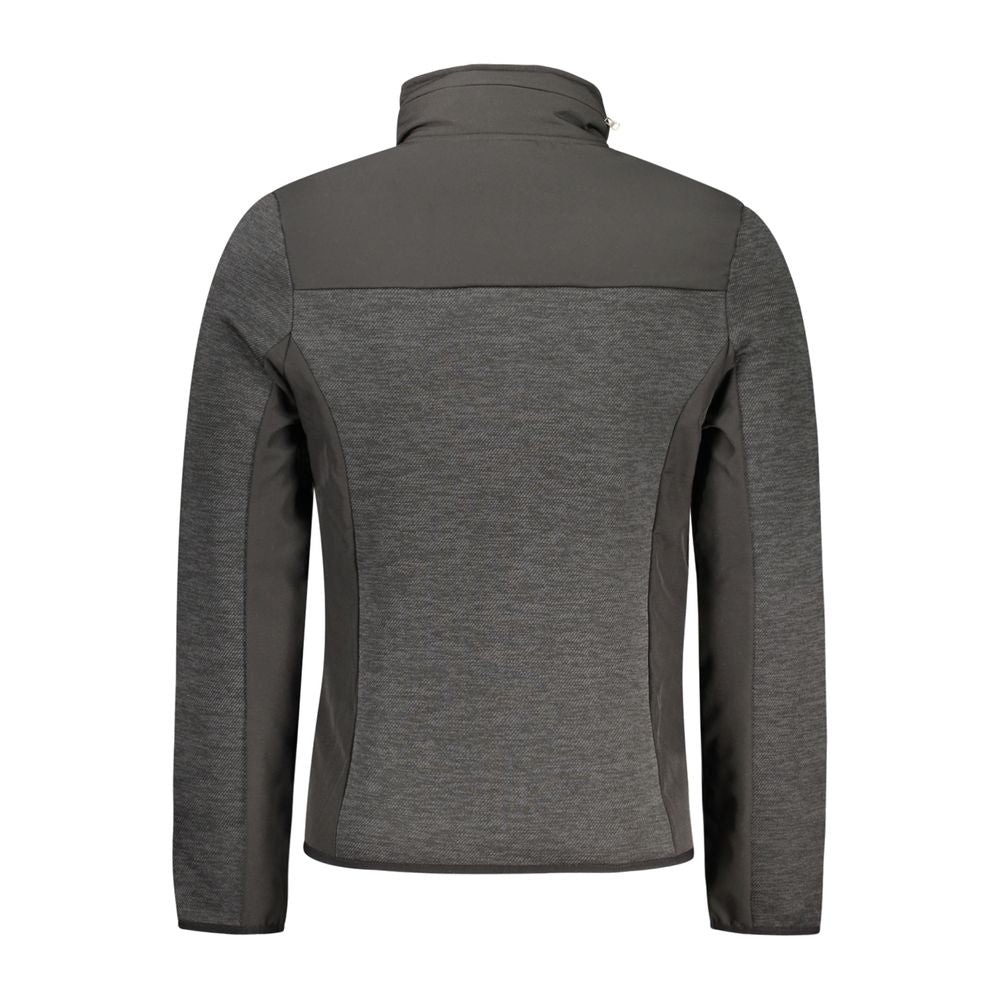 Black Polyester Men's Jacket - ventzia