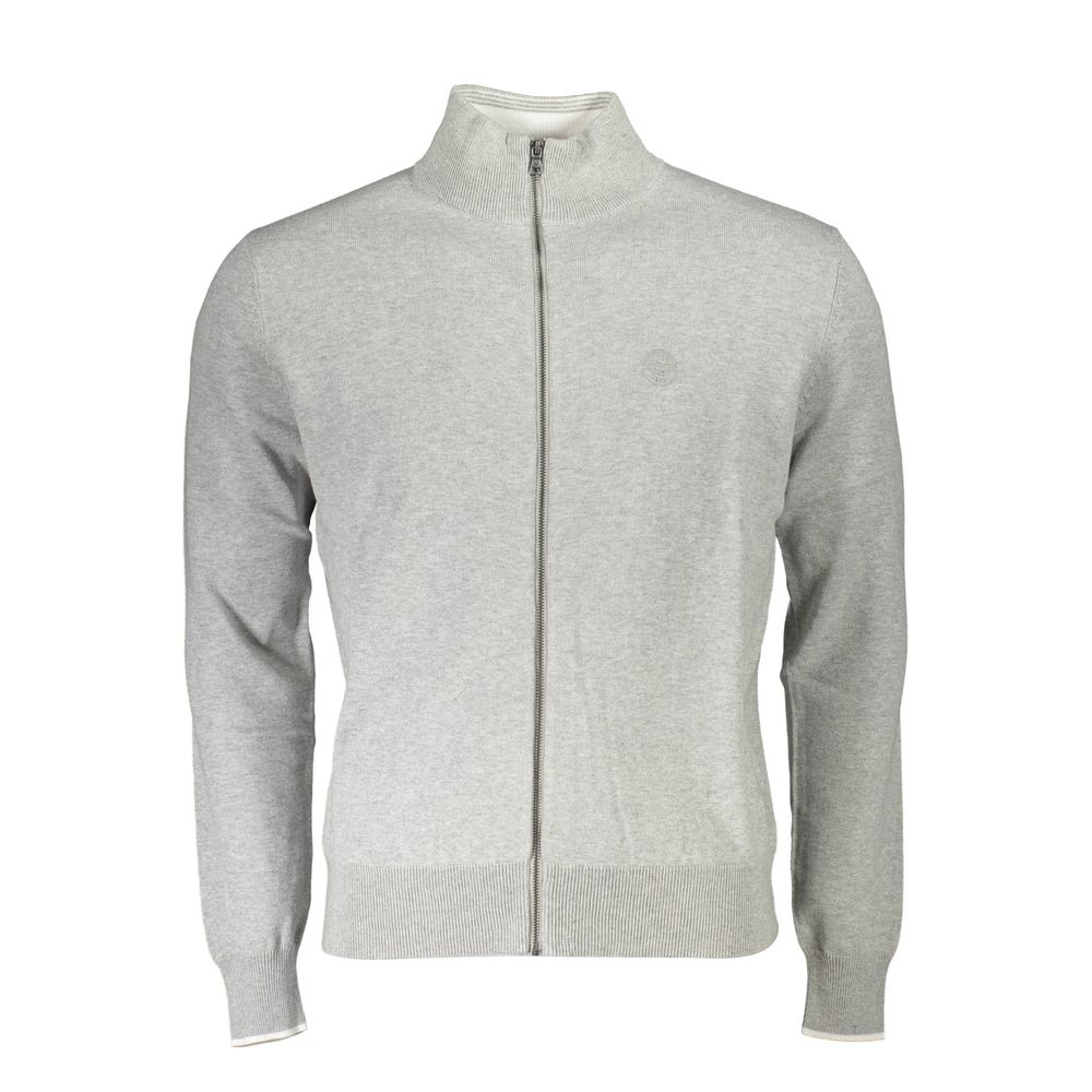 Grigio Organic Cotton Men Cardigan - ventzia