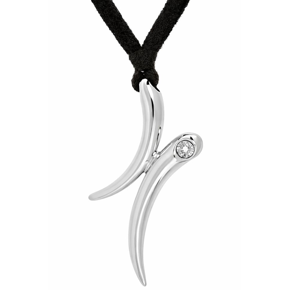 Gray Stainless Steel Necklace - ventzia