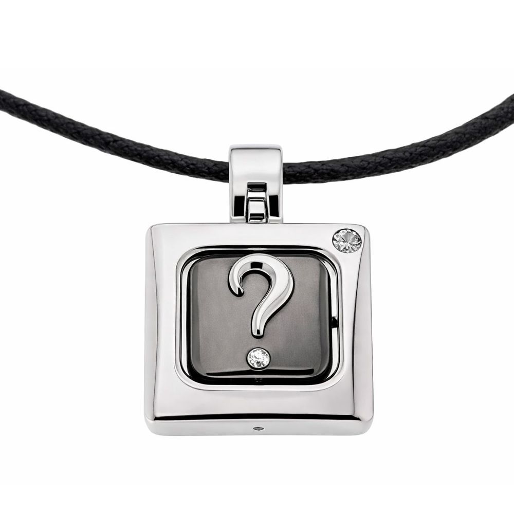 Gray Stainless Steel Necklace - ventzia
