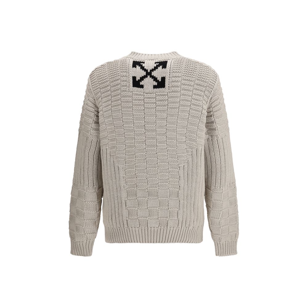 Beige Cotton Sweatshirt - ventzia