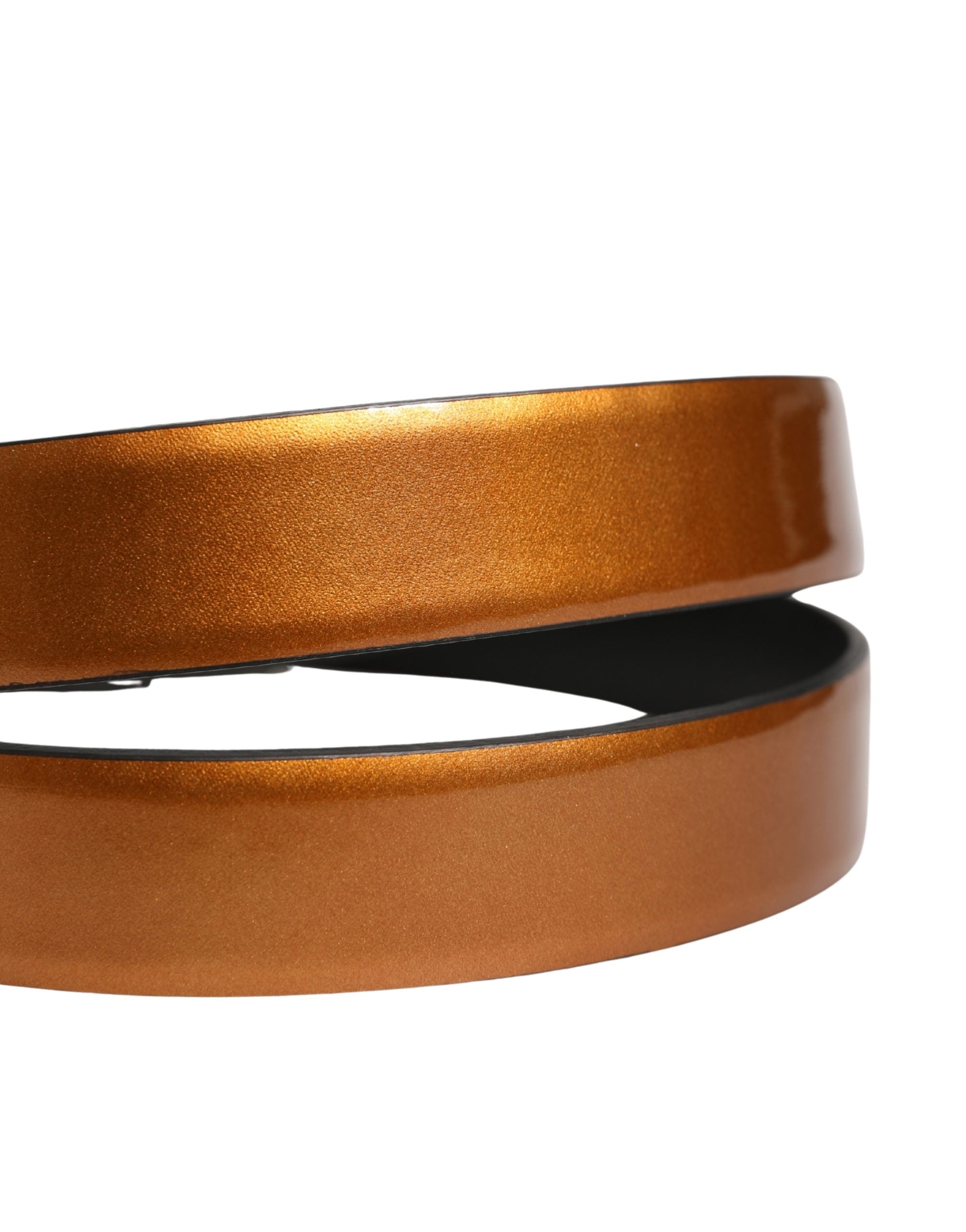 Men Brown Classic Leather Metal Buckle Belt - ventzia