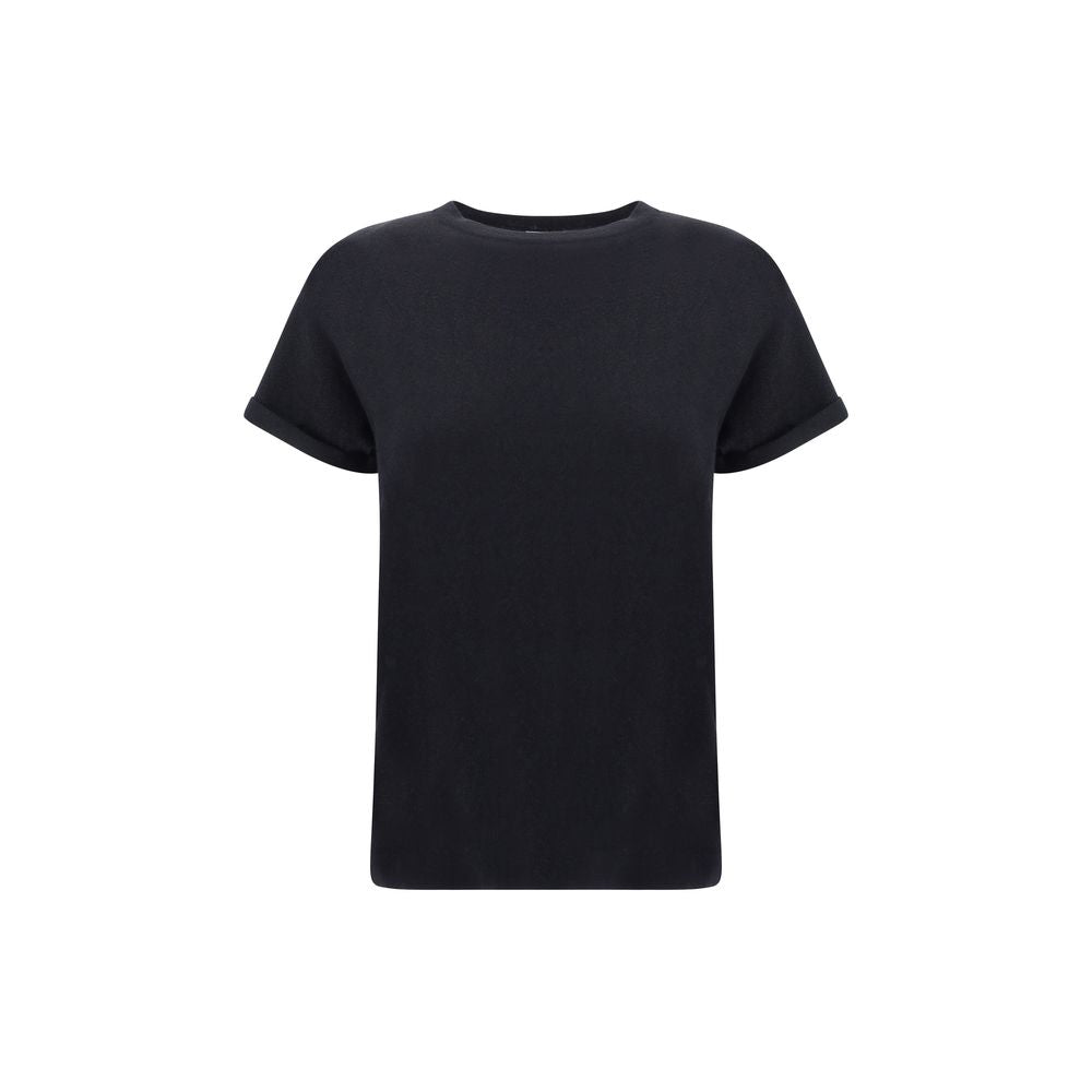 Black Nylon T-Shirt - ventzia