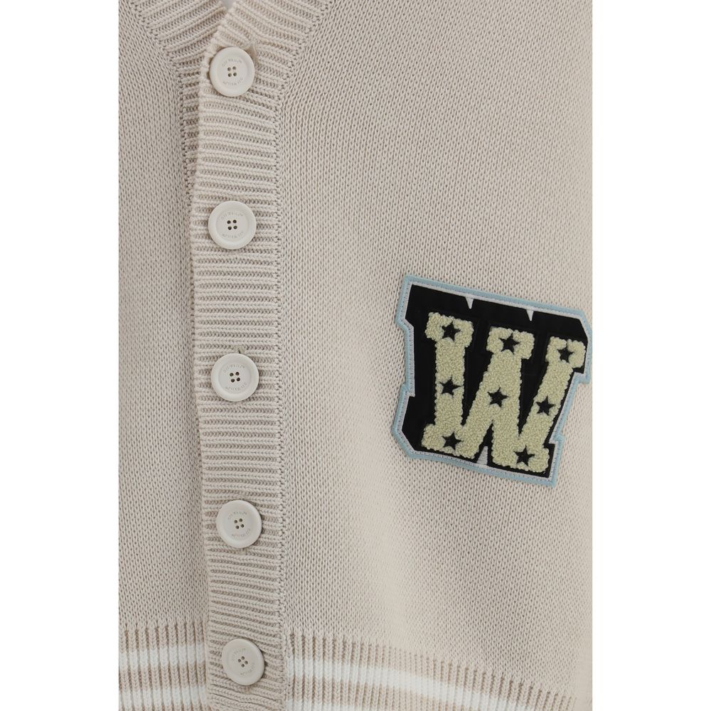 Beige Cotton Cardigan - ventzia