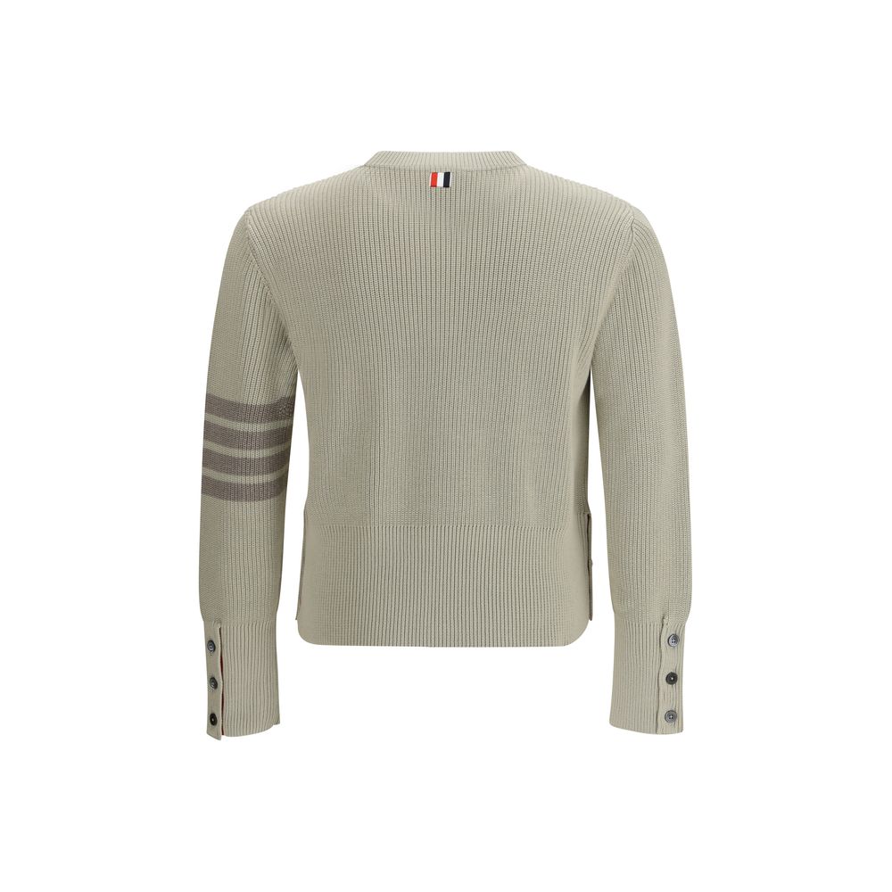 Beige Cotton Sweatshirt - ventzia