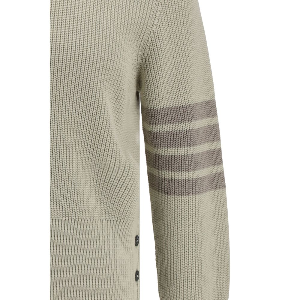 Beige Cotton Sweatshirt - ventzia