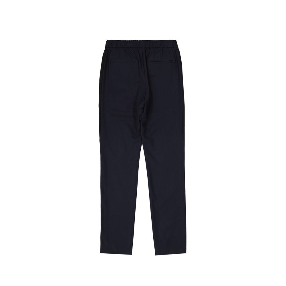Blue Wool Pants - ventzia