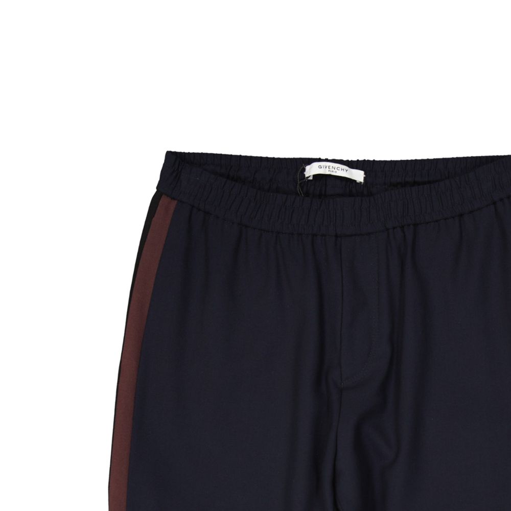 Blue Wool Pants - ventzia