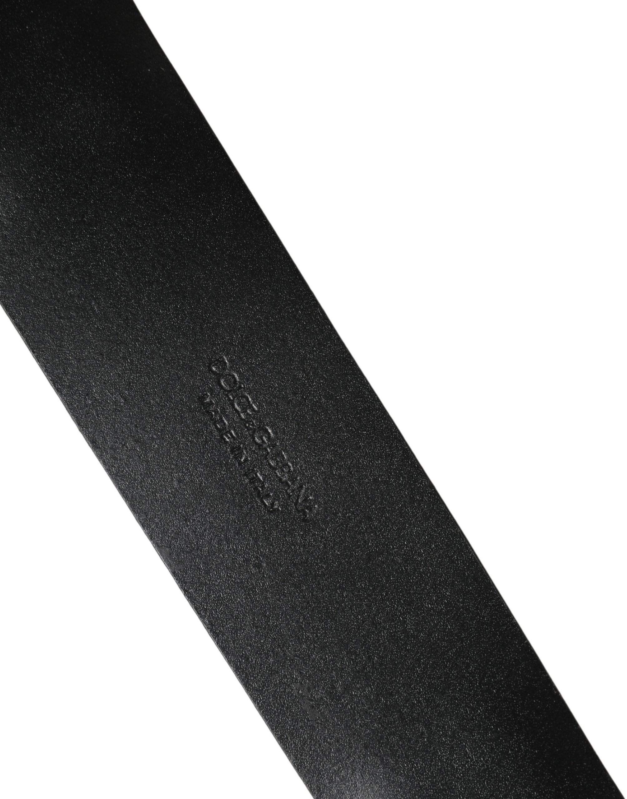 Men Black Classic Leather Metal Buckle Belt - ventzia