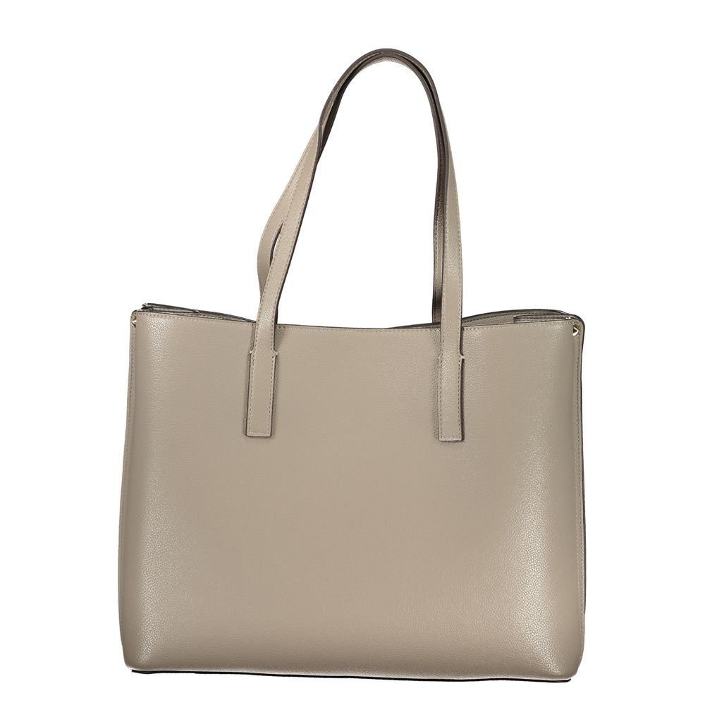 Grigio Poliuretano Women's Handbag - ventzia