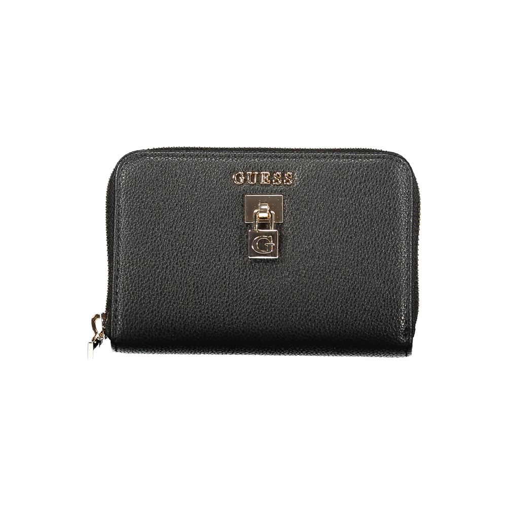 Nero Poliuretano Women Wallet - ventzia