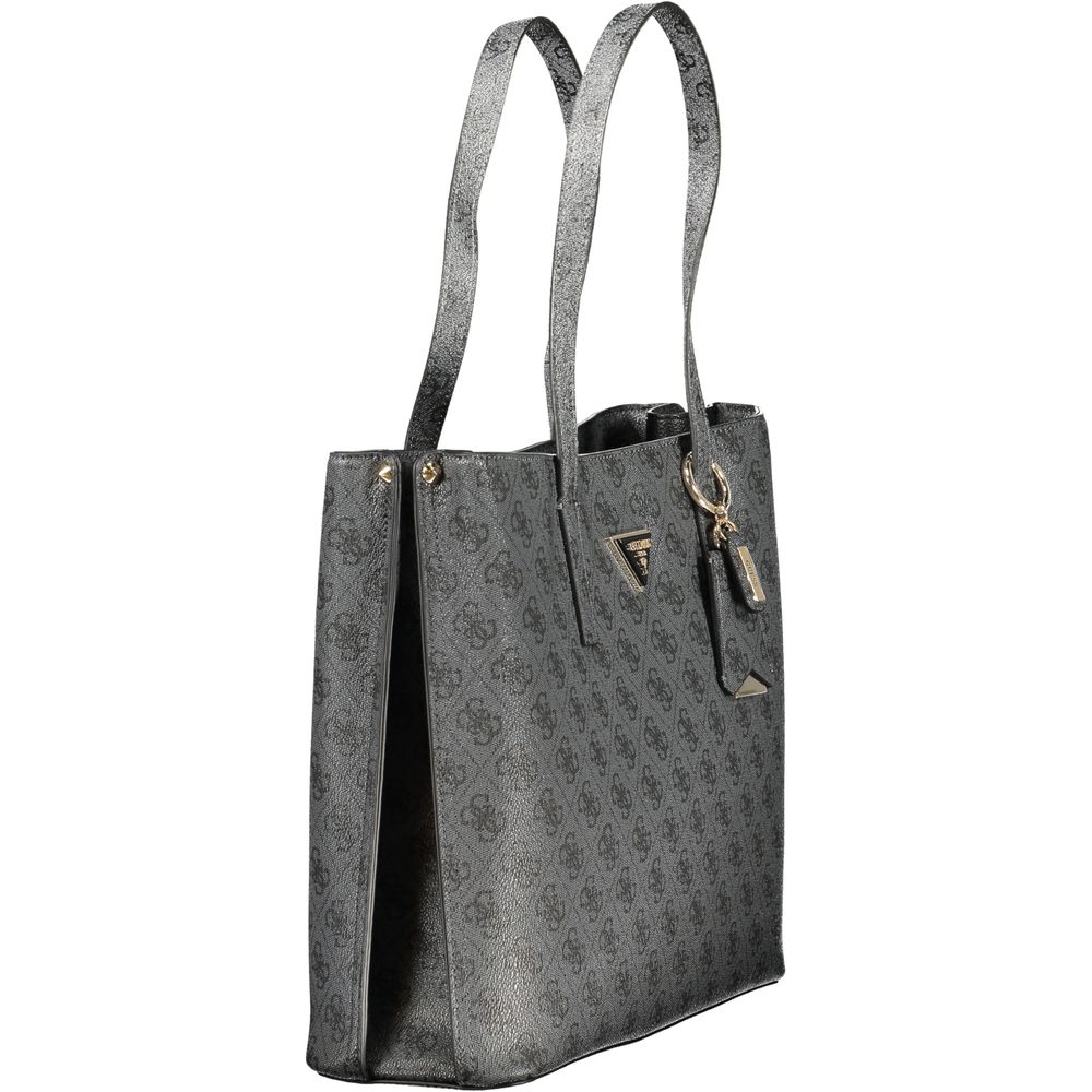 "Nero Poliuretano Women's Handbag" - ventzia