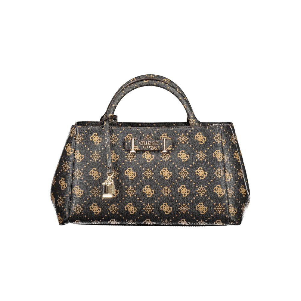 Marrone Poliuretano Women Handbag - ventzia