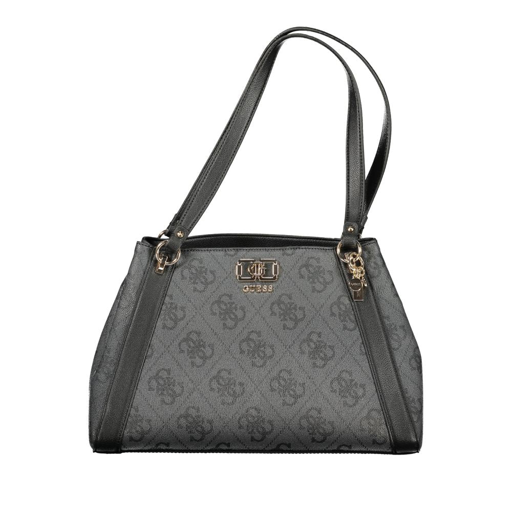 Nero Poliuretano Women Handbag - ventzia