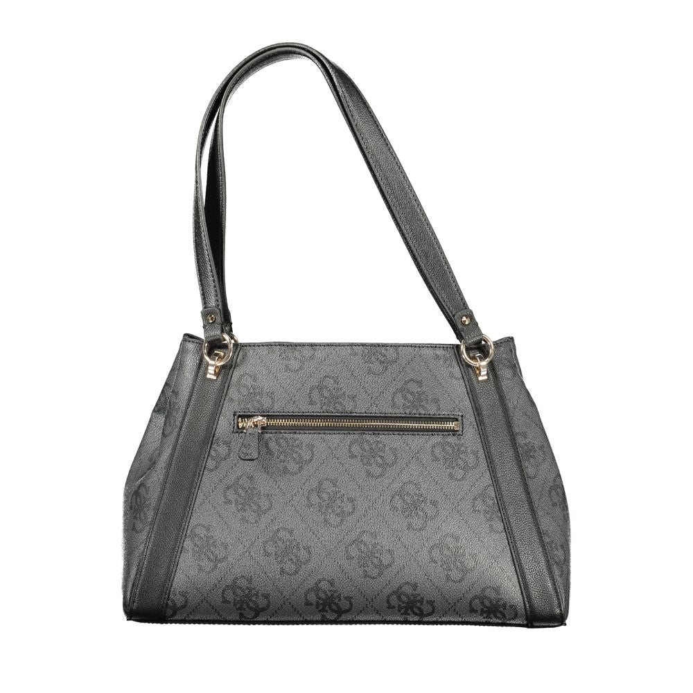 Nero Poliuretano Women Handbag - ventzia