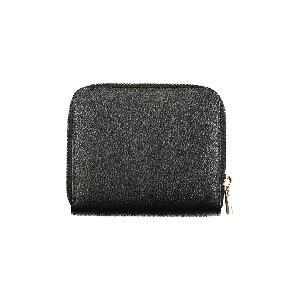 Nero Poliuretano Women Wallet - ventzia