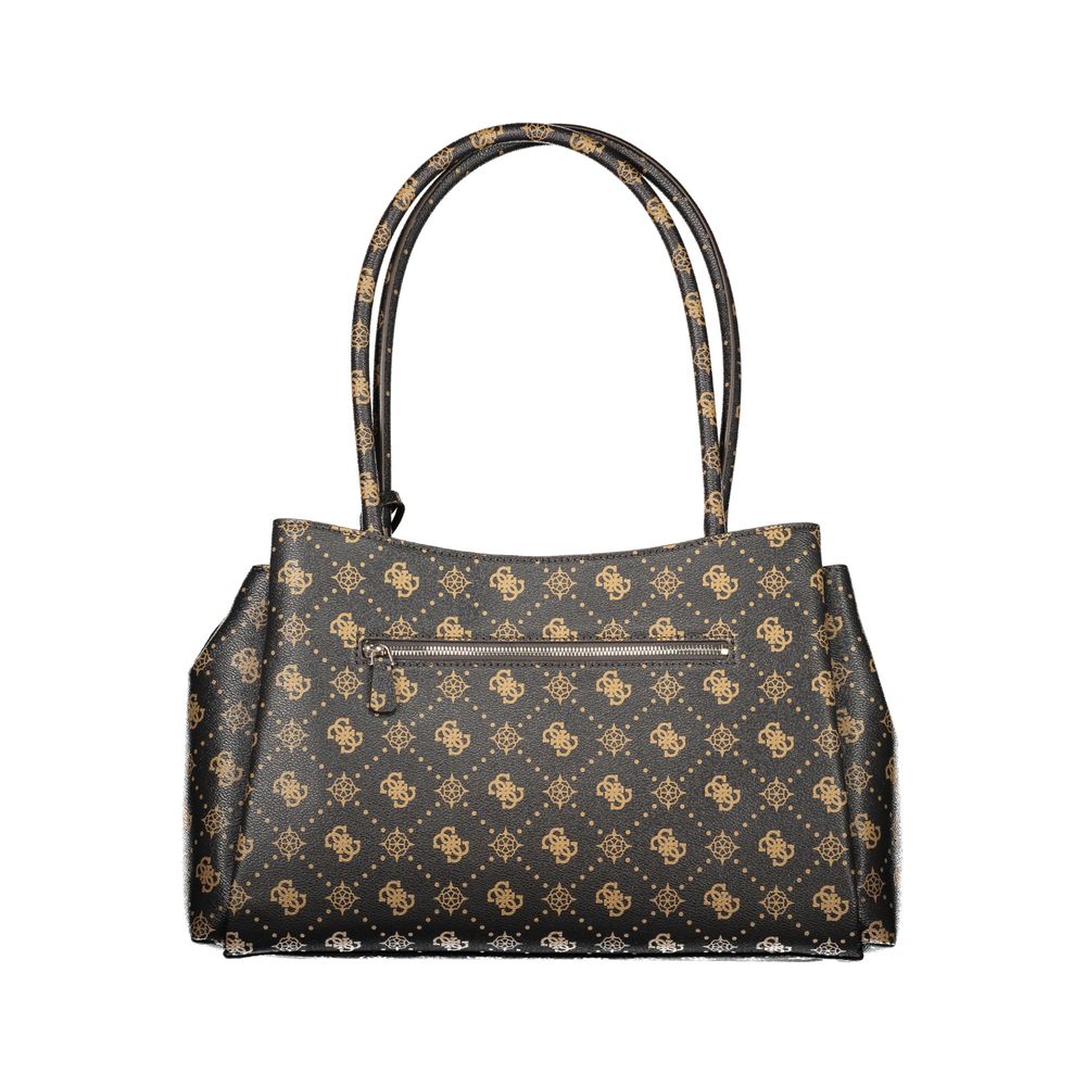 Marrone Poliuretano Women Handbag - ventzia