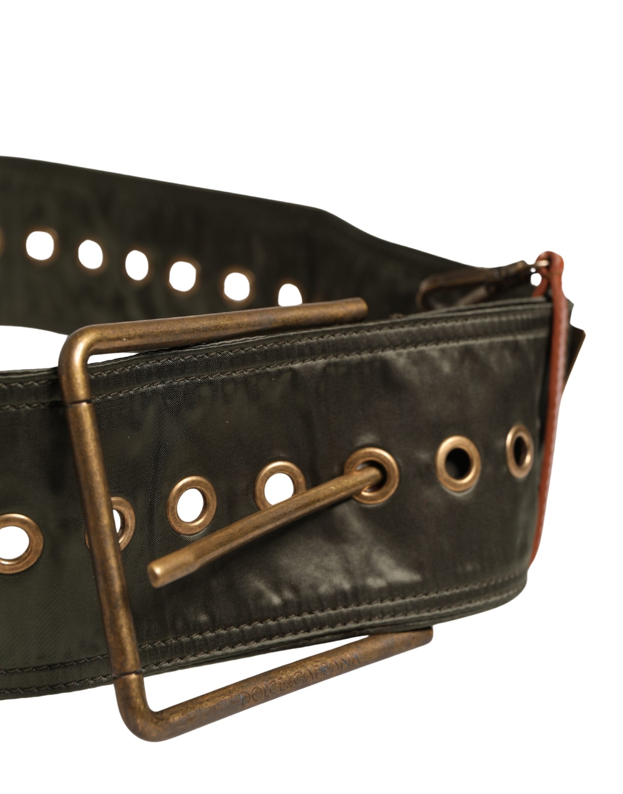 Men Black Wide Leather DG Metal Buckle Belt - ventzia