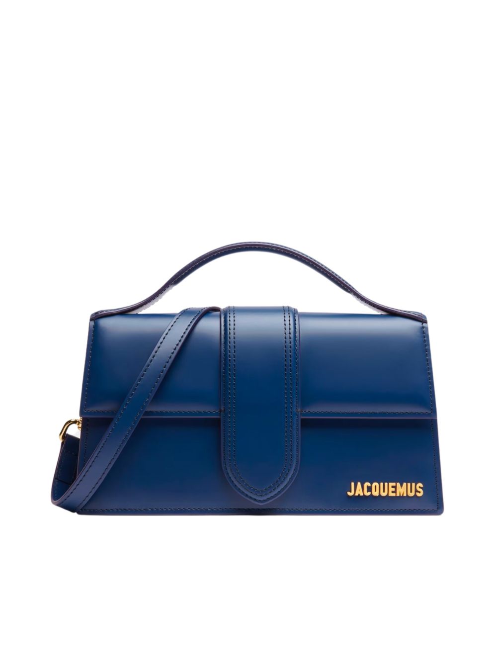 Dark NavyLeather Le Grand Bambino Handbag - ventzia