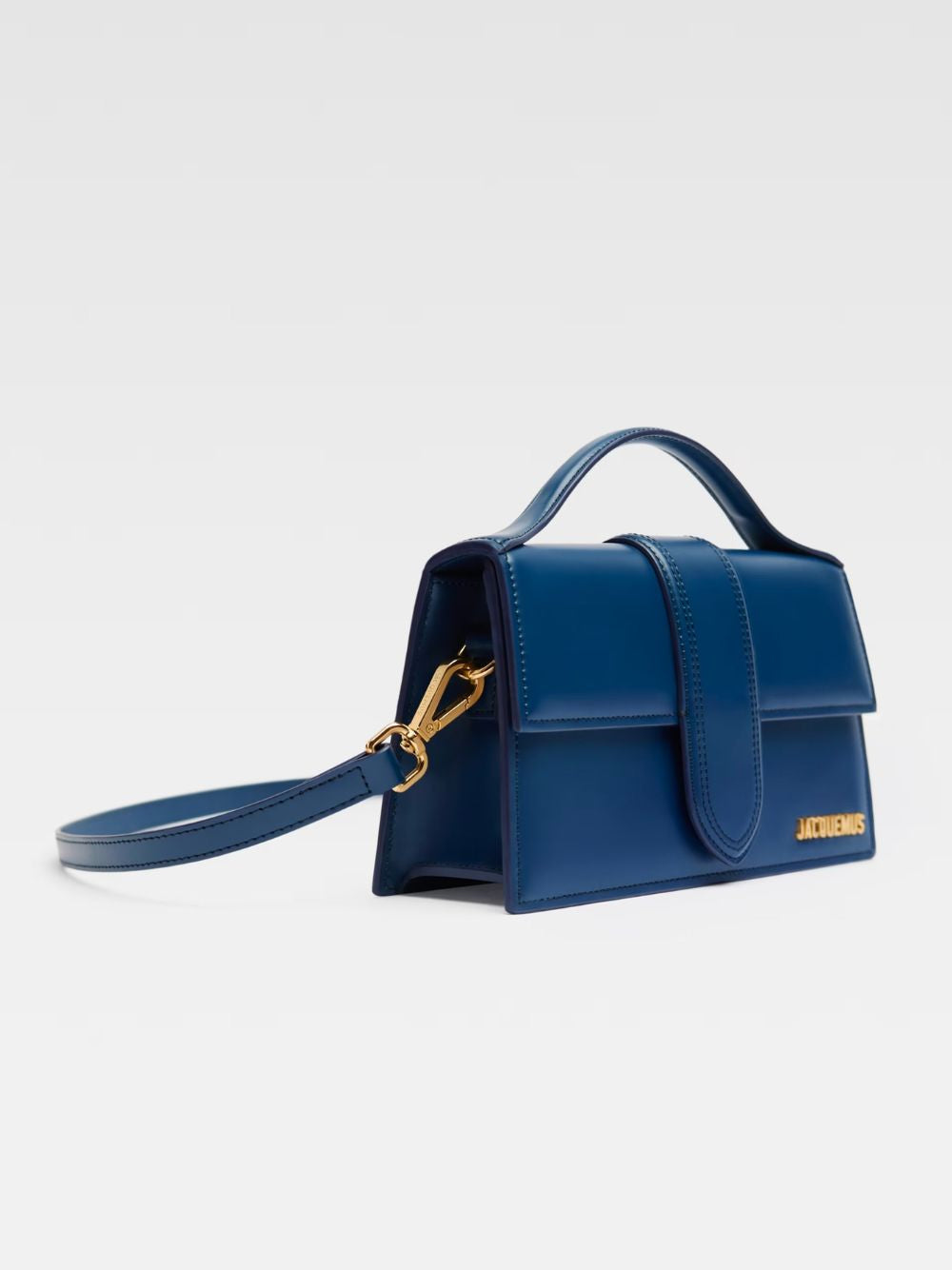 Dark NavyLeather Le Grand Bambino Handbag - ventzia