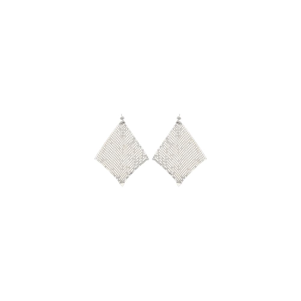 Silver Brass Earrings - ventzia