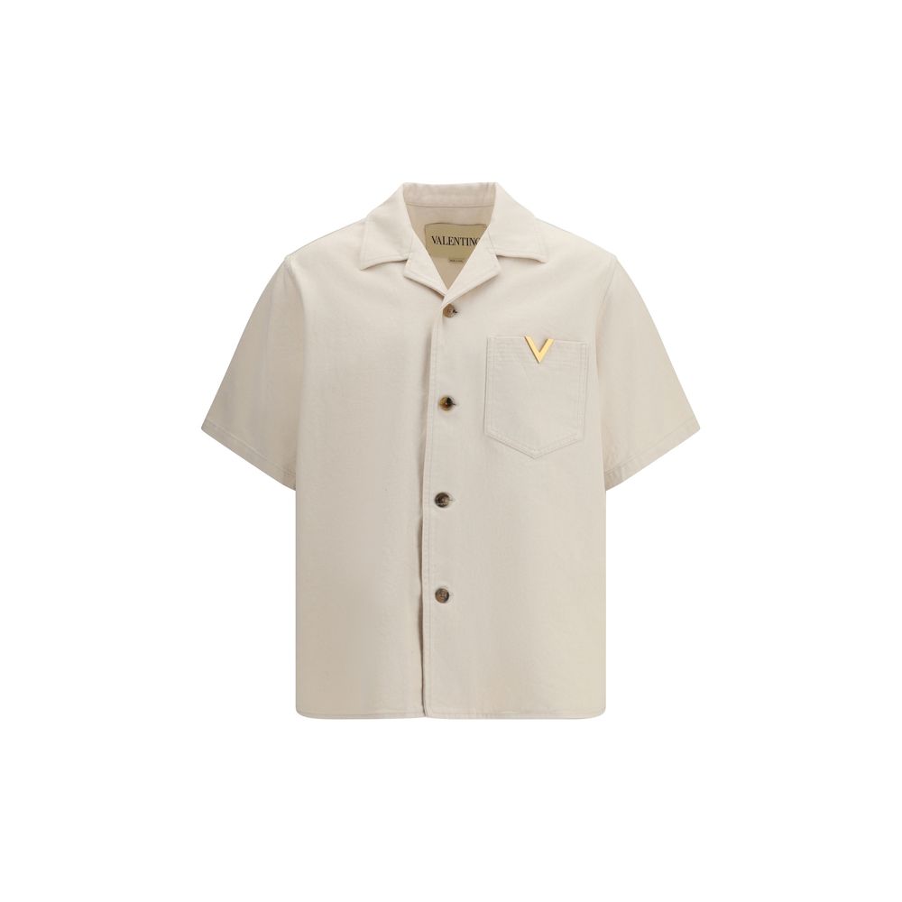 Beige Denim Shirt - ventzia