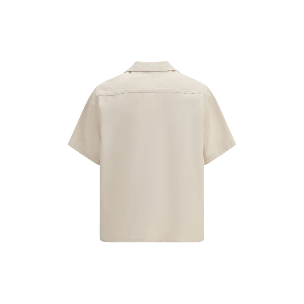 Beige Denim Shirt - ventzia