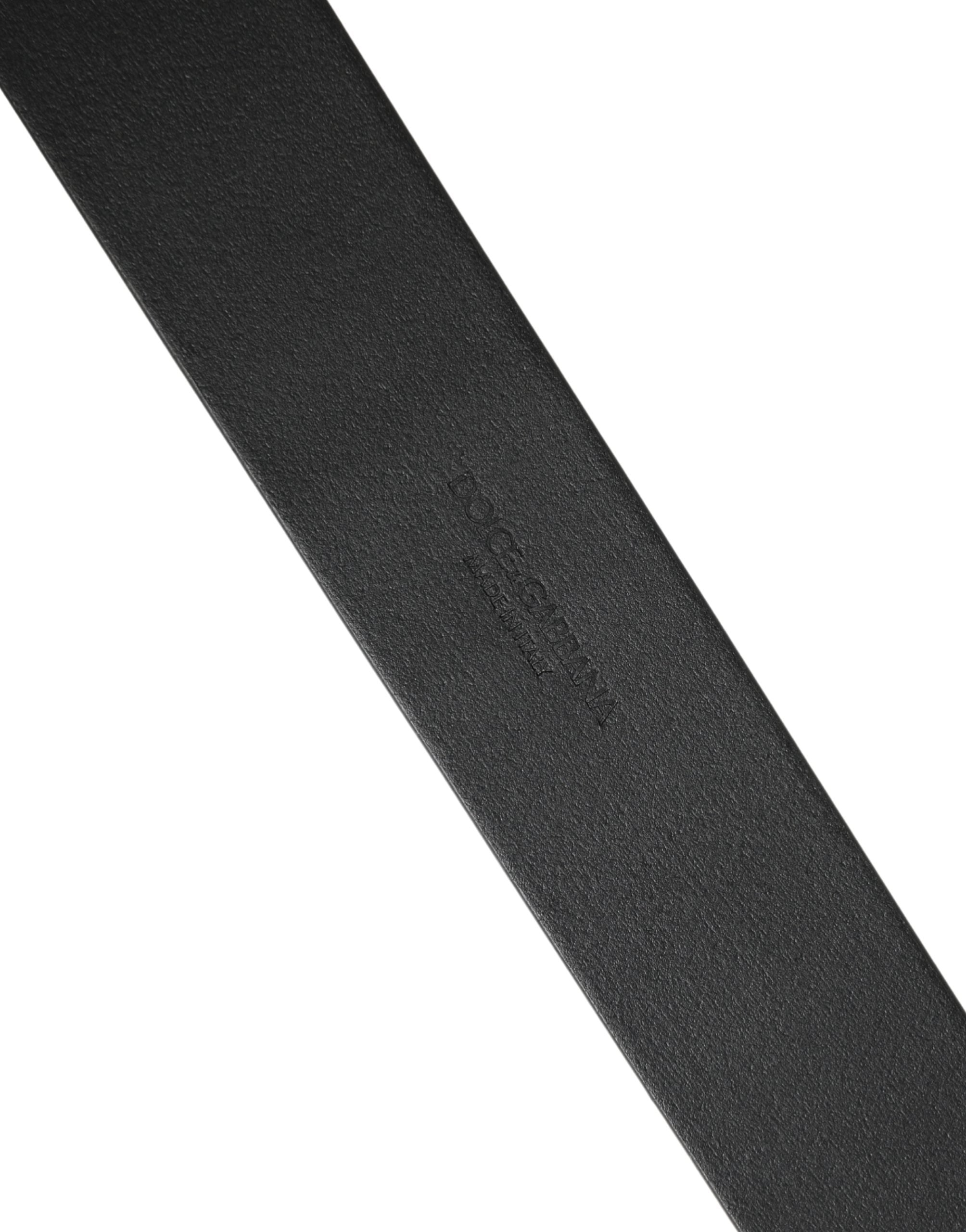 Men Black Classic Leather Metal Buckle Belt - ventzia