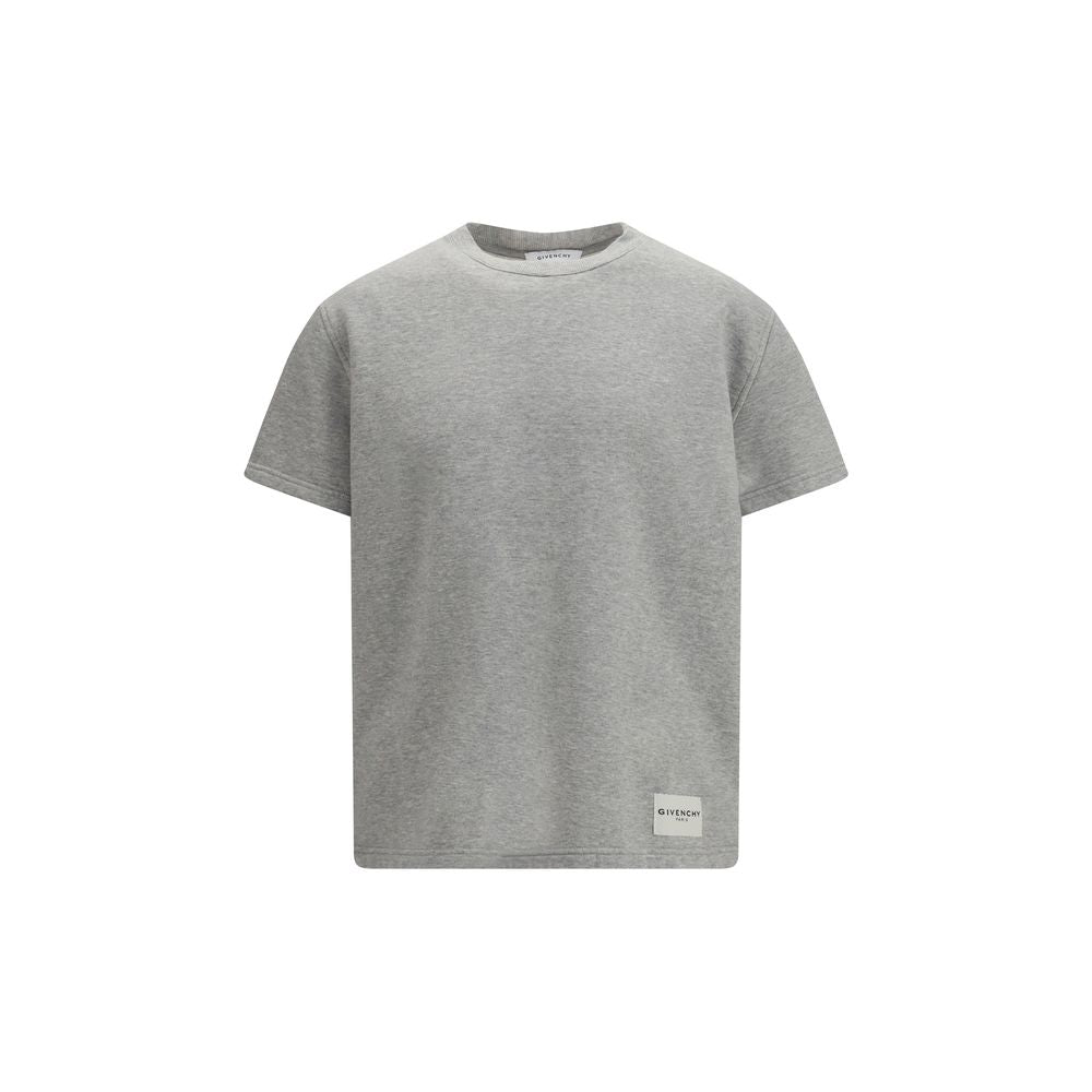 Gray Cotton T-Shirt - ventzia