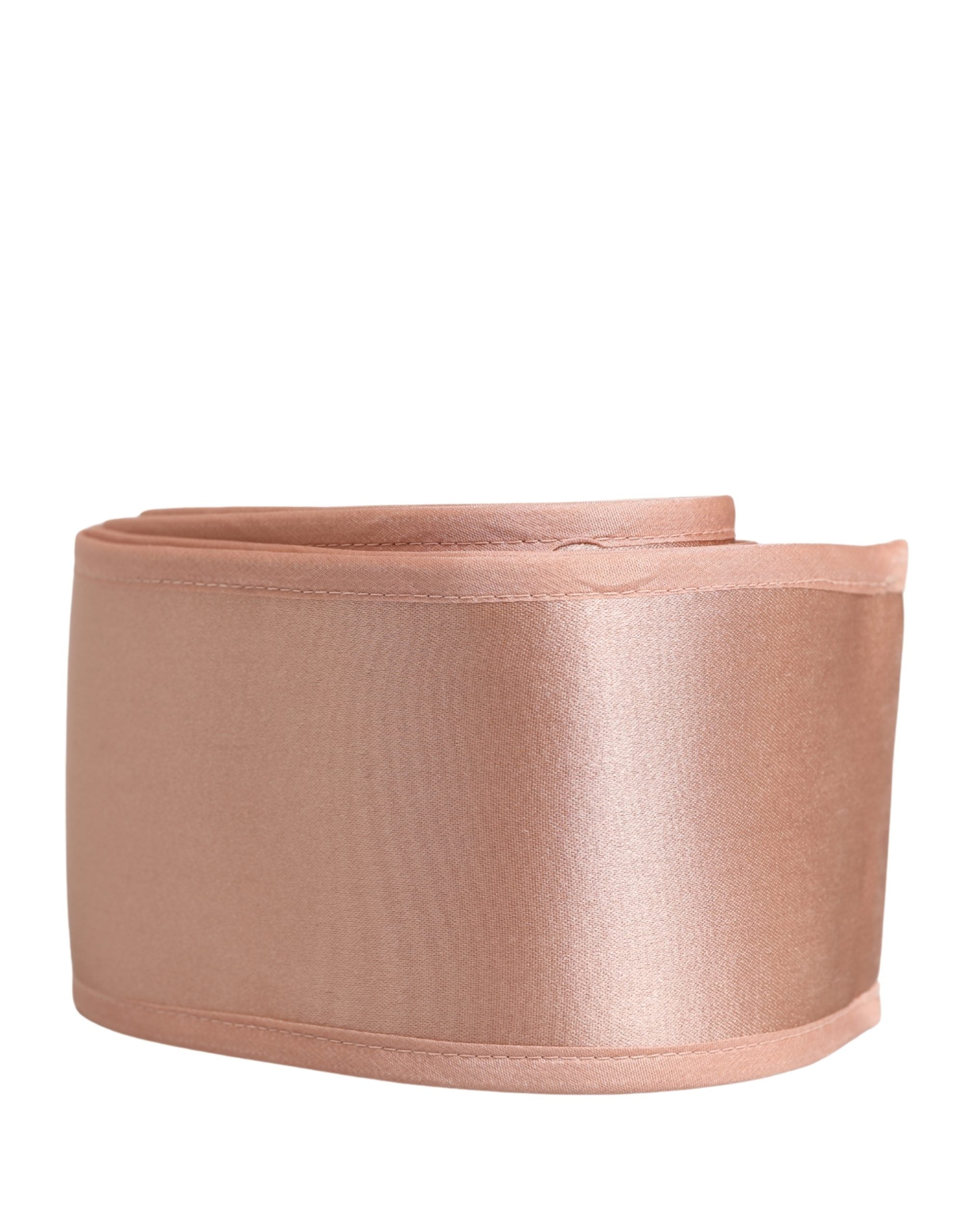 Light Pink Silk Satin Waist Women Cintura Belt - ventzia