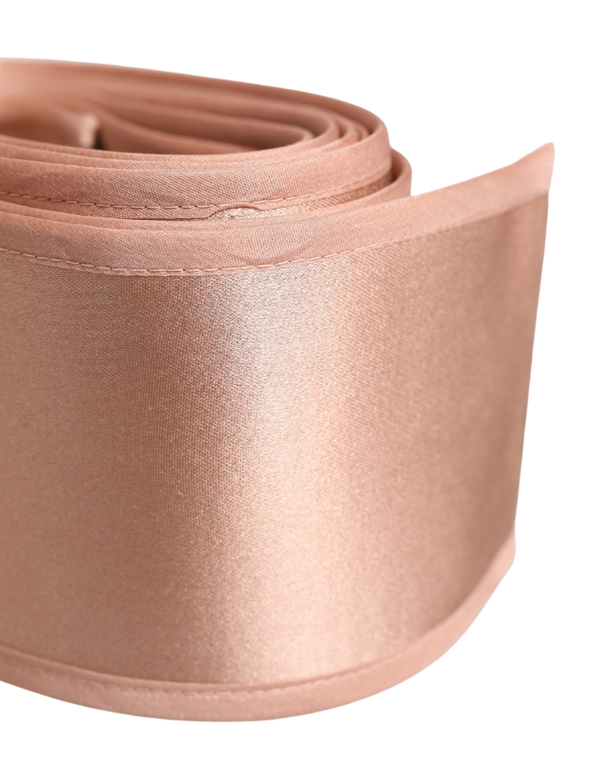 Light Pink Silk Satin Waist Women Cintura Belt - ventzia