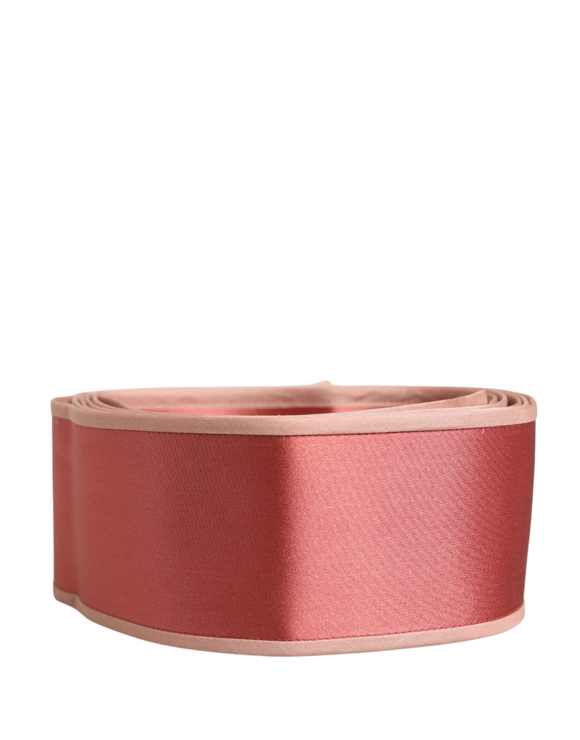 Pink Silk Satin Waist Women Cintura Belt - ventzia